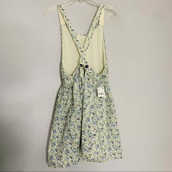 free people revolve a line floral apron style mini day dress woman’s new nwt - Picture 5 of 10